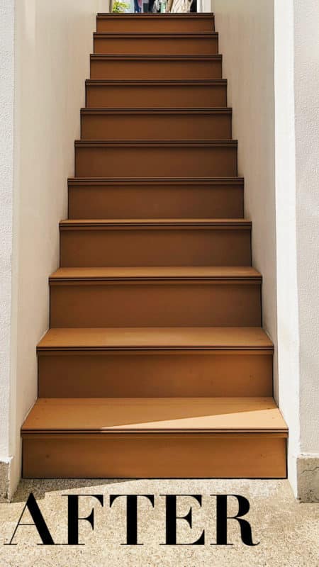 リフォーム後の階段